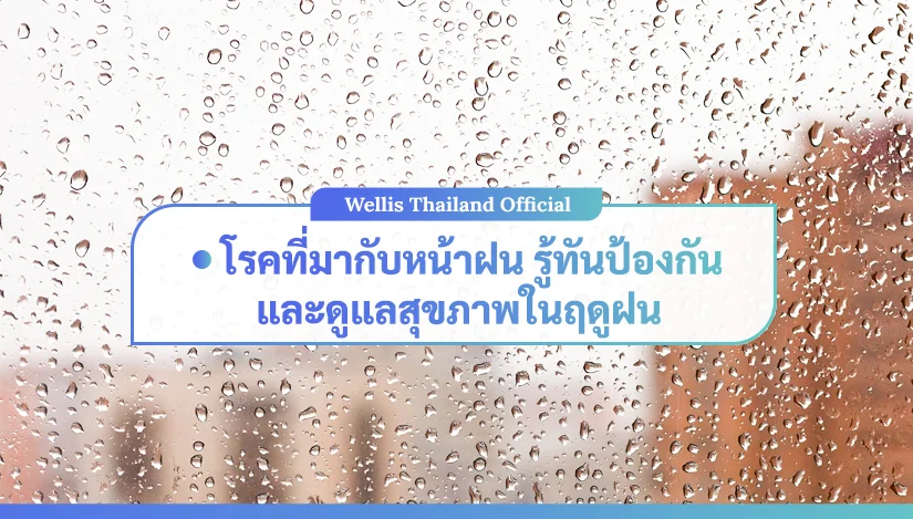 โรคที่มากับหน้าฝน รู้ทันป้องกันและดูแลสุขภาพในฤดูฝน